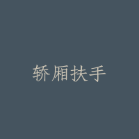 轿厢扶手