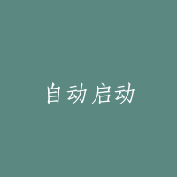 自动启动