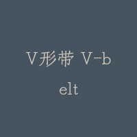 V形带 V-belt