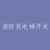 消防员电梯开关