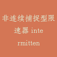 非连续捕捉型限速器 intermittent governor