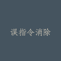 误指令消除