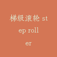 梯级滚轮 step roller