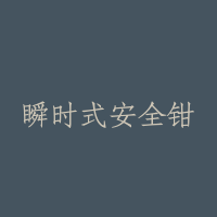 瞬时式安全钳