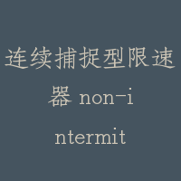 连续捕捉型限速器 non-intermittent governor