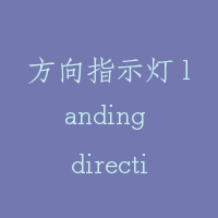 方向指示灯 landing direction indicator