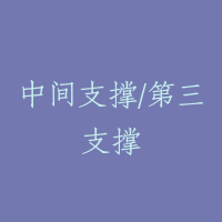 中间支撑/第三支撑