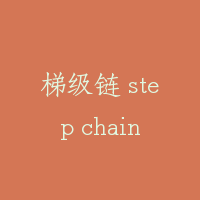 梯级链 step chain