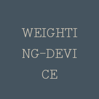 WEIGHTING-DEVICE